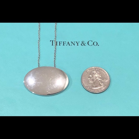 🌸 Authentic Tiffany & Co. Oval Tag pendant - Picture 3 of 4